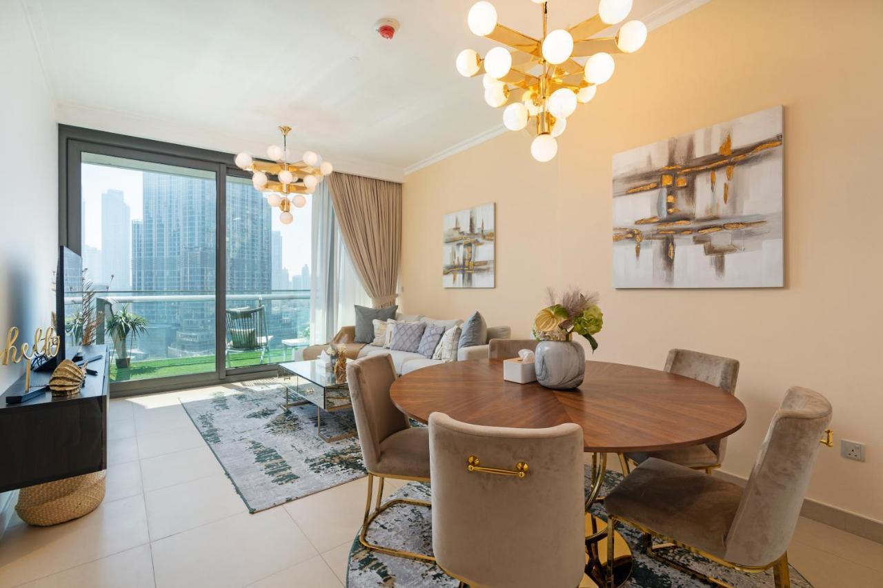 Prestige Living 1Br With Full Burj Khalifa View By Auberge Dubai Exterior foto