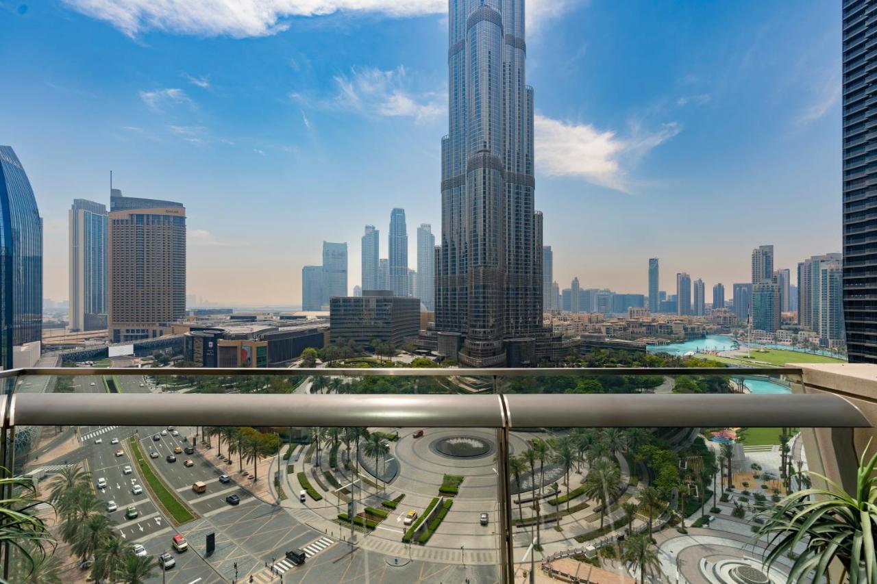 Prestige Living 1Br With Full Burj Khalifa View By Auberge Dubai Exterior foto